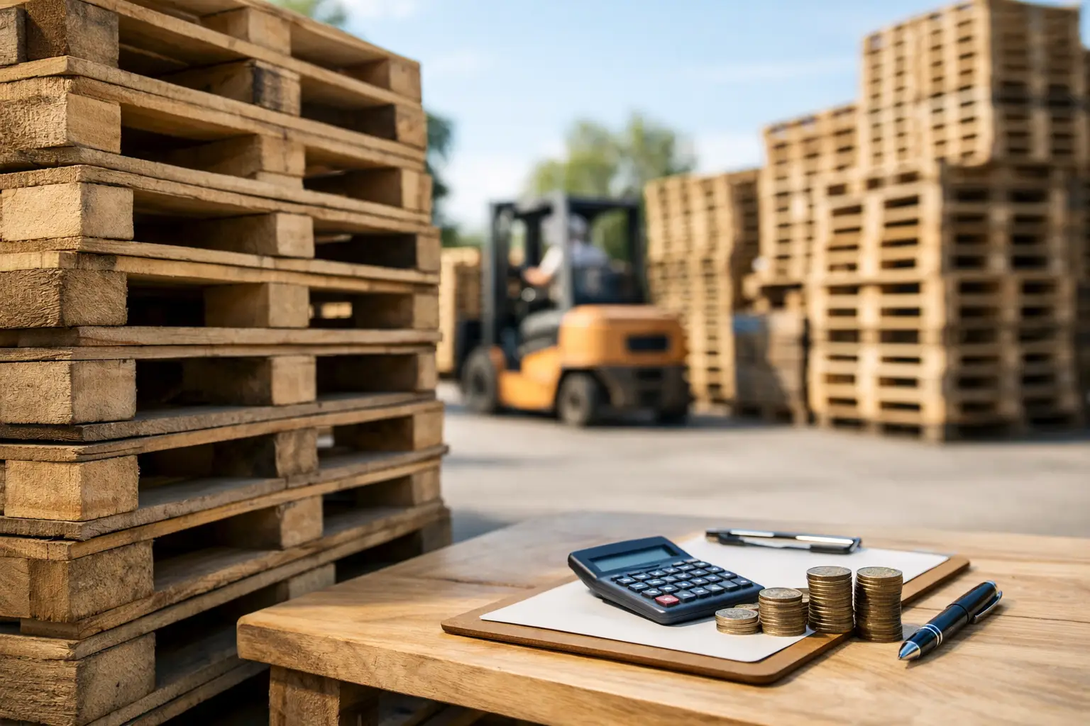 Цена на употребявани палети – как се формира